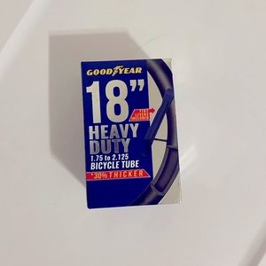 Heavy duty bicycle tube